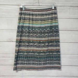 6/$30 Maurices Medium Pencil Straight Multicolor Skirt